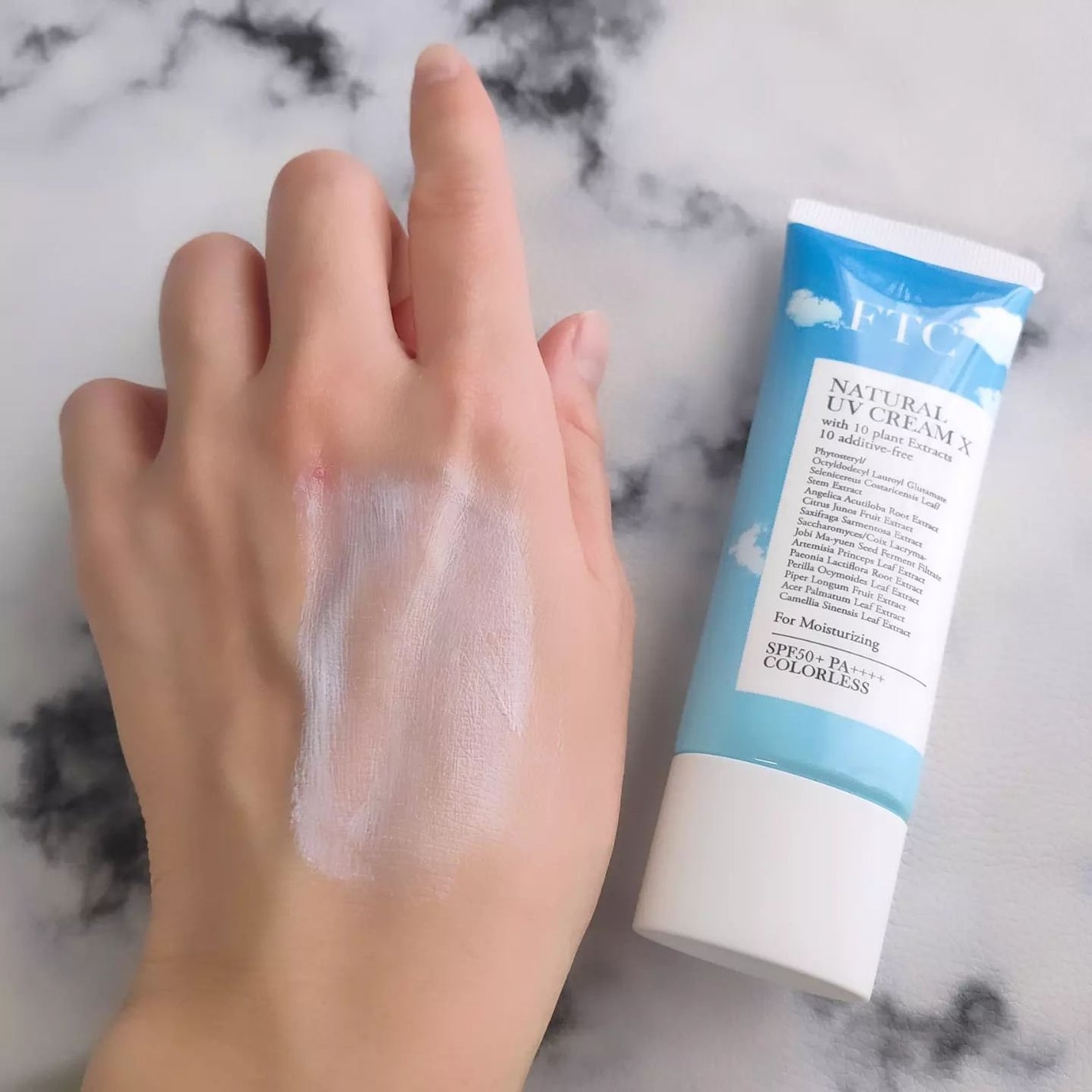 FTCナチュラル UVクリームX(TEN)/FTC/日焼け止めクリームを使ったクチコミ(4枚目)