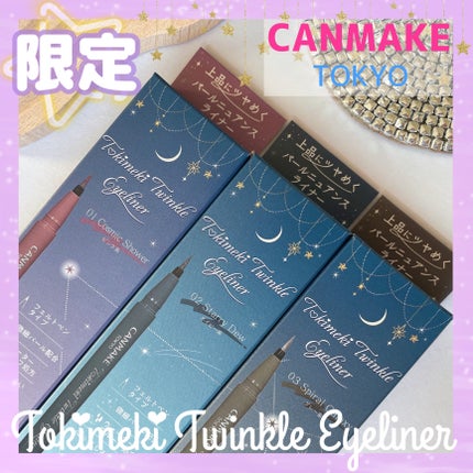 トキメキトゥインクルアイライナー/キャンメイク/リキッドアイライナーを使ったクチコミ(1枚目)