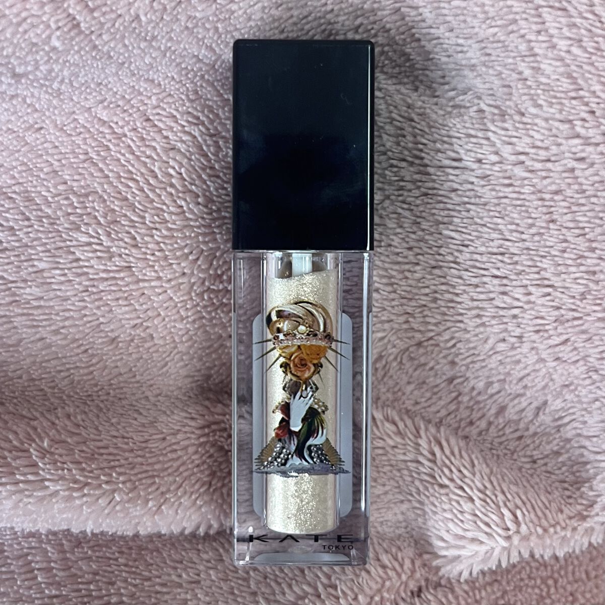 メタリックジュエリーリキッド EX-1 ゴールド系/KATE/リキッドアイシャドウを使ったクチコミ（1枚目）