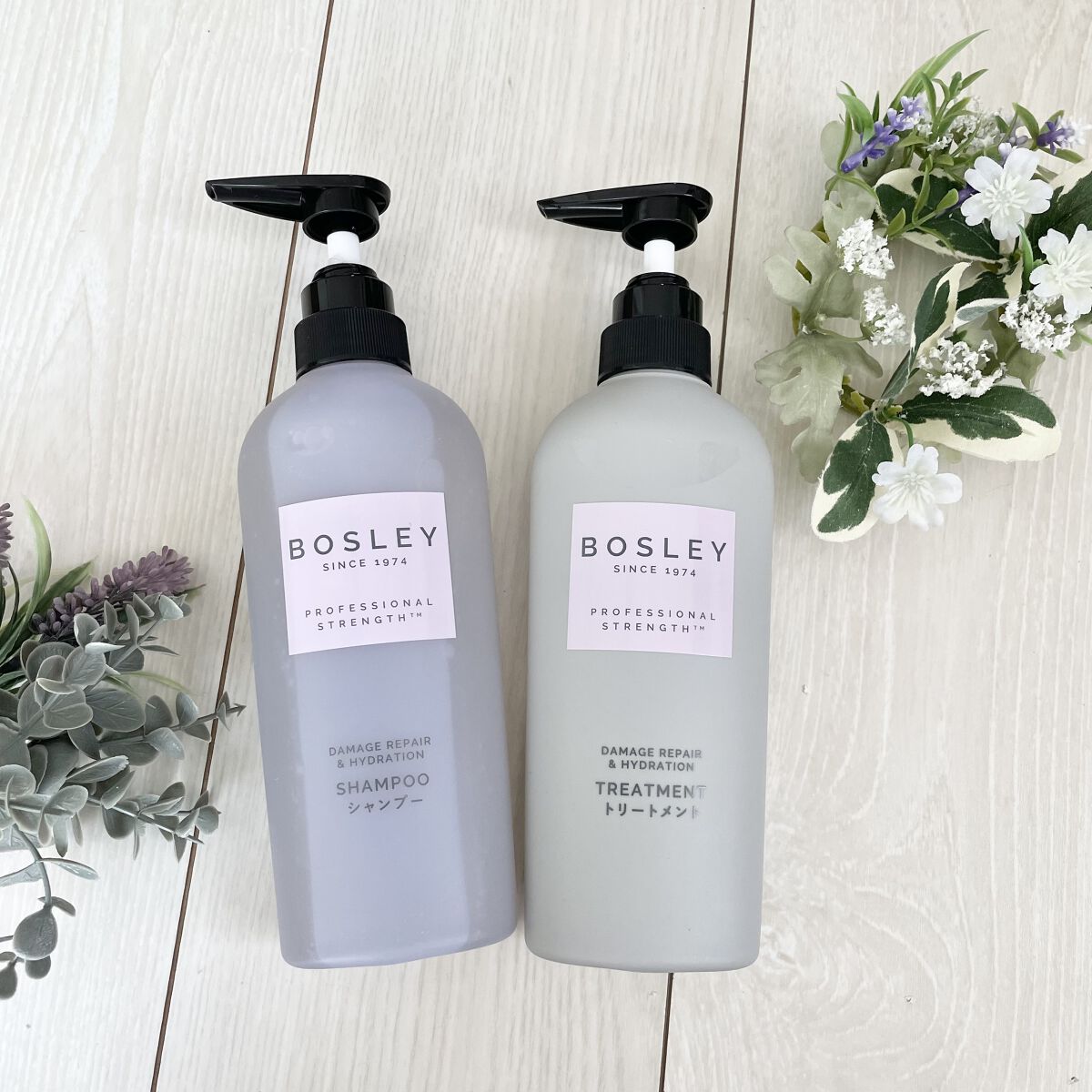 シャンプー/ ヘアトリートメント リラックスフラワーの香り シャンプー 400ml/ボズレー/市販シャンプーを使ったクチコミ（1枚目）