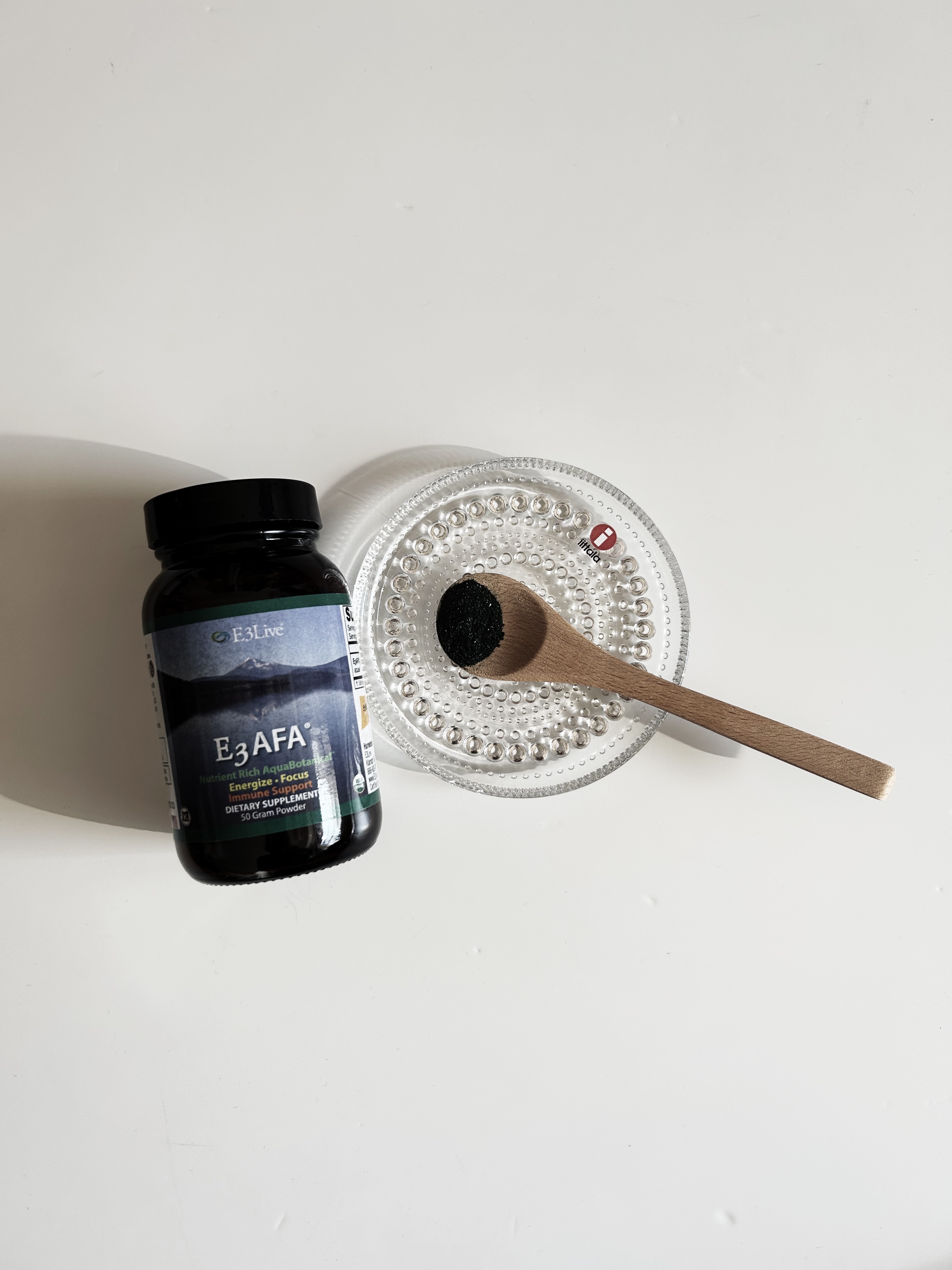 ブルーグリーンアルジーパウダー/E3Live Japan/完全栄養食を使ったクチコミ（1枚目）