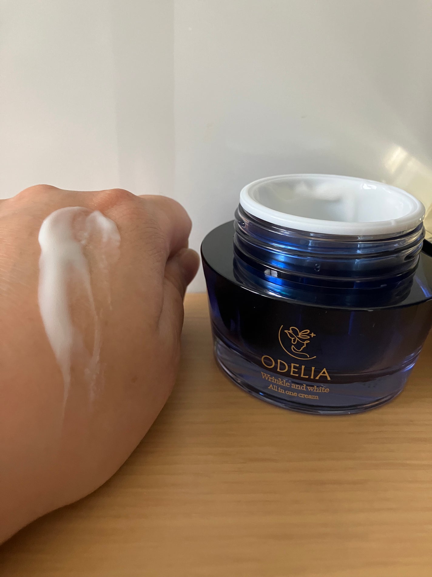 リンクル&ホワイト オールインワンクリーム/ODELIA/オールインワン化粧品を使ったクチコミ(5枚目)