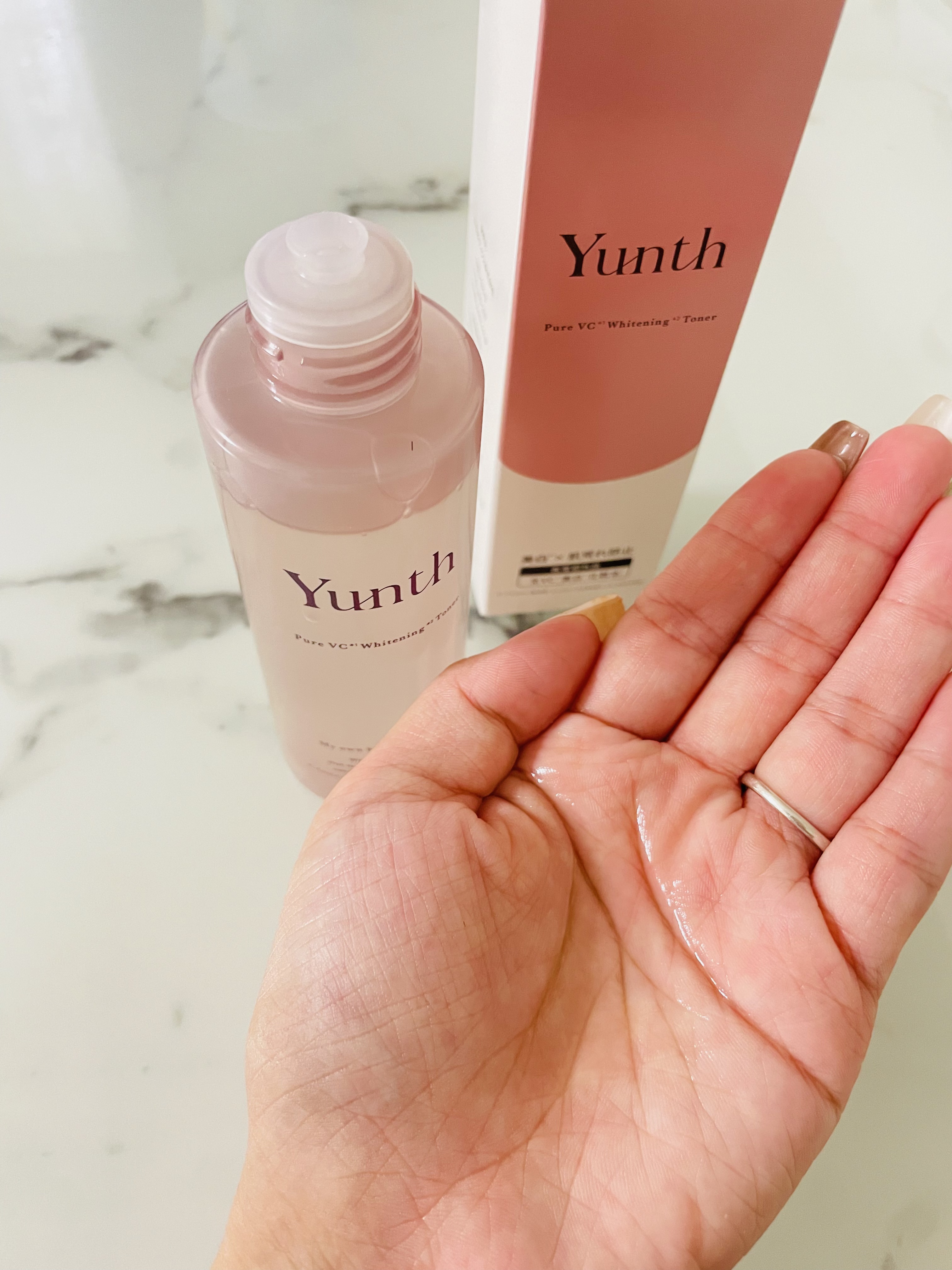 ［医薬部外品］⽣VC美白化粧水   /Yunth/化粧水を使ったクチコミ（3枚目）