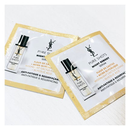 ピュアショット ナイト リチャージセラム/YVES SAINT LAURENT BEAUTE/美容液を使ったクチコミ(1枚目)