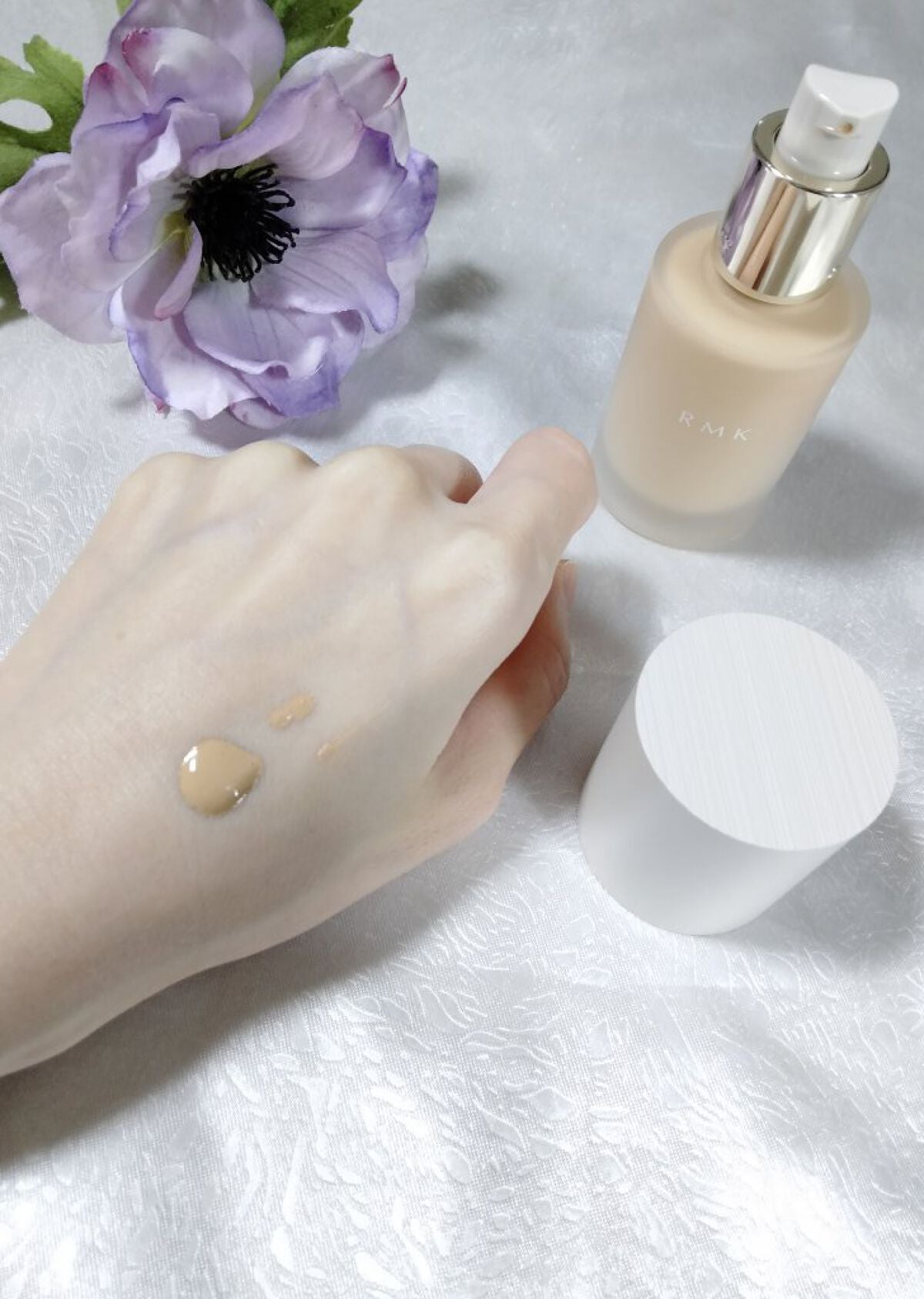 RMK リクイドファンデーション フローレスカバレッジ/RMK/リキッドファンデーションを使ったクチコミ(6枚目)