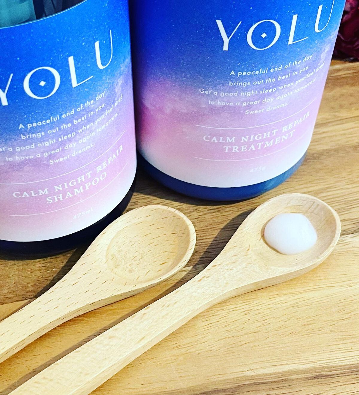 カームナイトリペアシャンプー/トリートメント/YOLU/市販シャンプーを使ったクチコミ(2枚目)