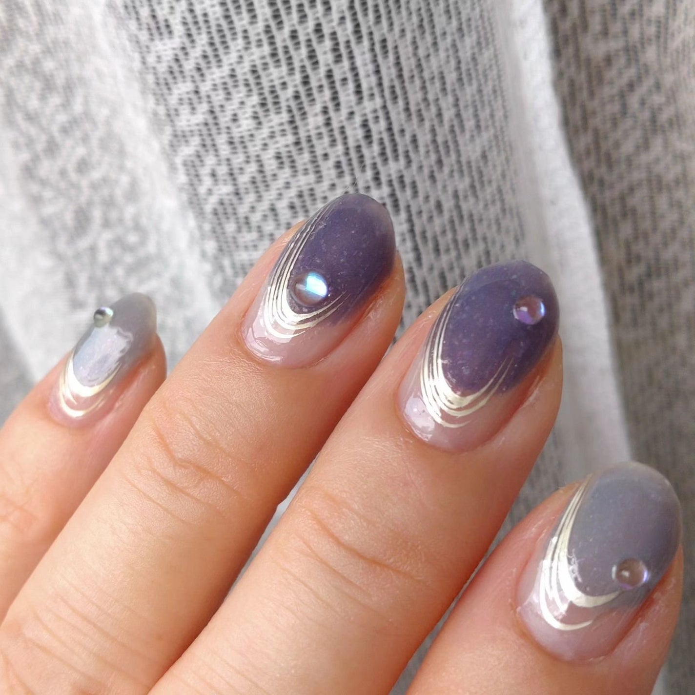 ミルクティ on LIPS 「✴✴#梅雨ネイル☔✴キャンメイク(@canmaketokyo)..」(4枚目)