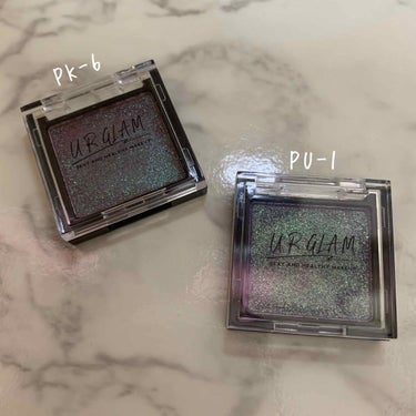 UR GLAM　POWDER EYESHADOW オーロラパープル/U R GLAM/シングルアイシャドウを使ったクチコミ（1枚目）