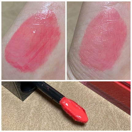 ルージュ ピュールクチュール ヴェルニ ウォーターステイン/YVES SAINT LAURENT BEAUTE/口紅を使ったクチコミ(2枚目)