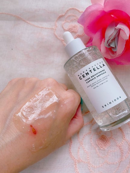 トーンブライトニング カプセルアンプル/SKIN1004/美容液を使ったクチコミ(3枚目)