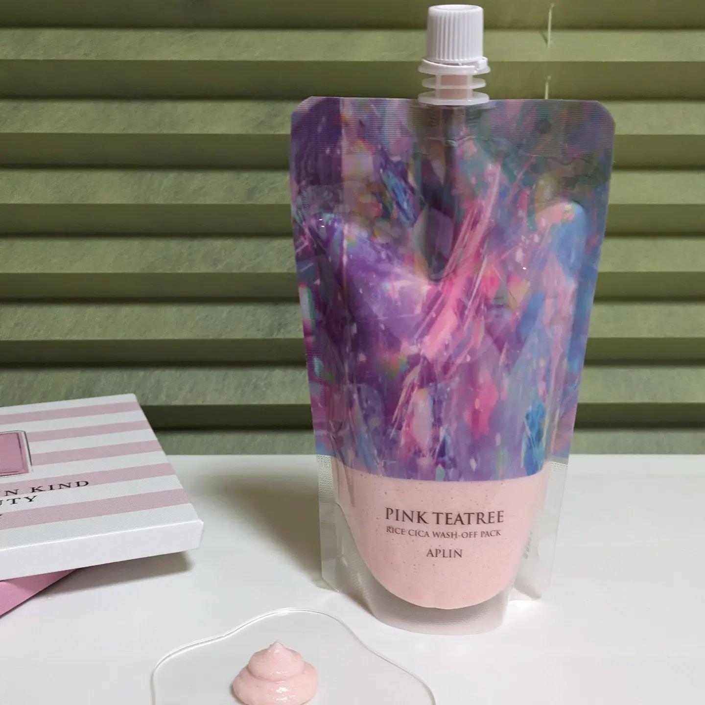ピンクティーツリーライスシカウォッシュオフパック/APLIN/洗い流すパック・マスクを使ったクチコミ（1枚目）