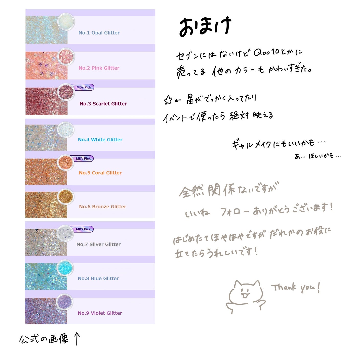 ジェリーグリッター/TWINKLE POP/グリッターを使ったクチコミ(6枚目)