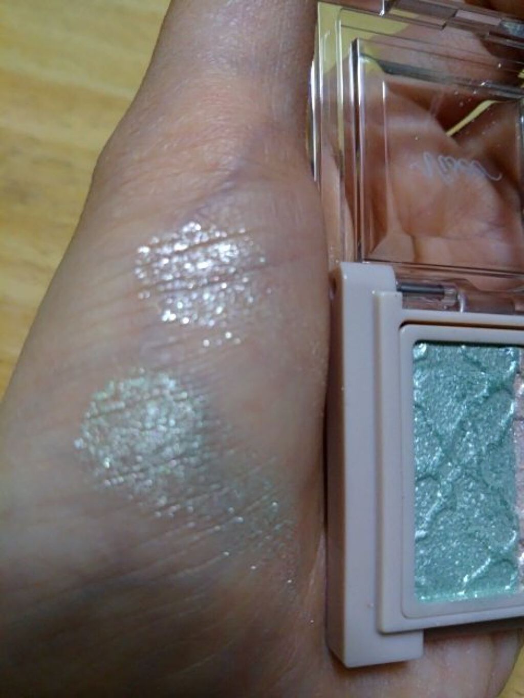 リシェ ダズリング デュオ アイズ/Visée/アイシャドウパレットを使ったクチコミ(3枚目)