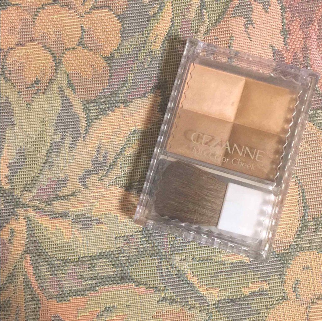ミックスカラーチーク/CEZANNE/パウダーチークを使ったクチコミ（1枚目）