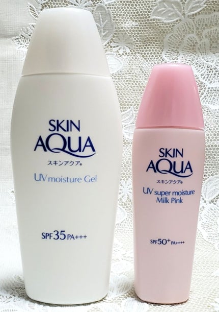 スーパーモイスチャーミルクピンク/スキンアクア/日焼け止めミルクを使ったクチコミ(2枚目)