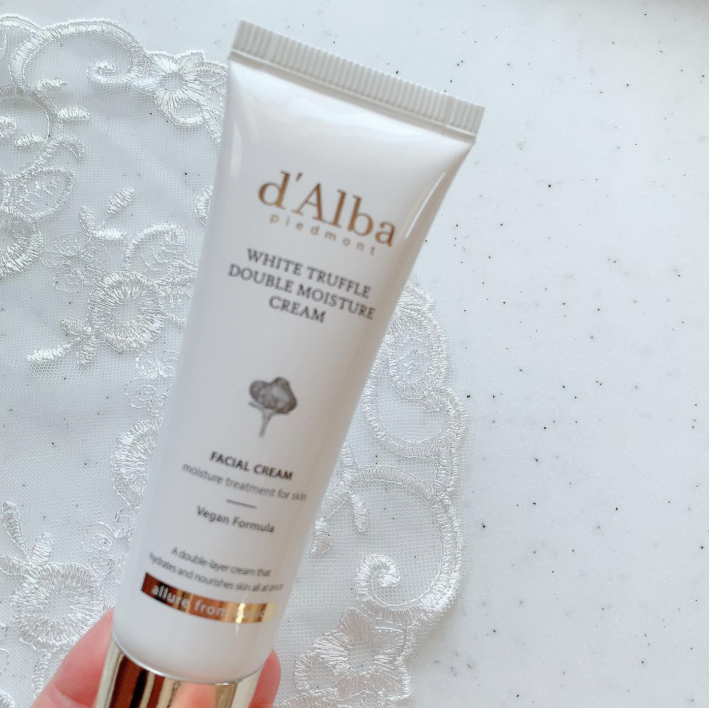 ホワイトトリュフダブルモイスチャークリーム/ダルバ/フェイスクリームを使ったクチコミ（2枚目）