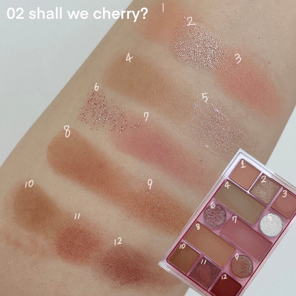 オールテイクムードテクニックパレット/PERIPERA/アイシャドウパレットを使ったクチコミ(7枚目)