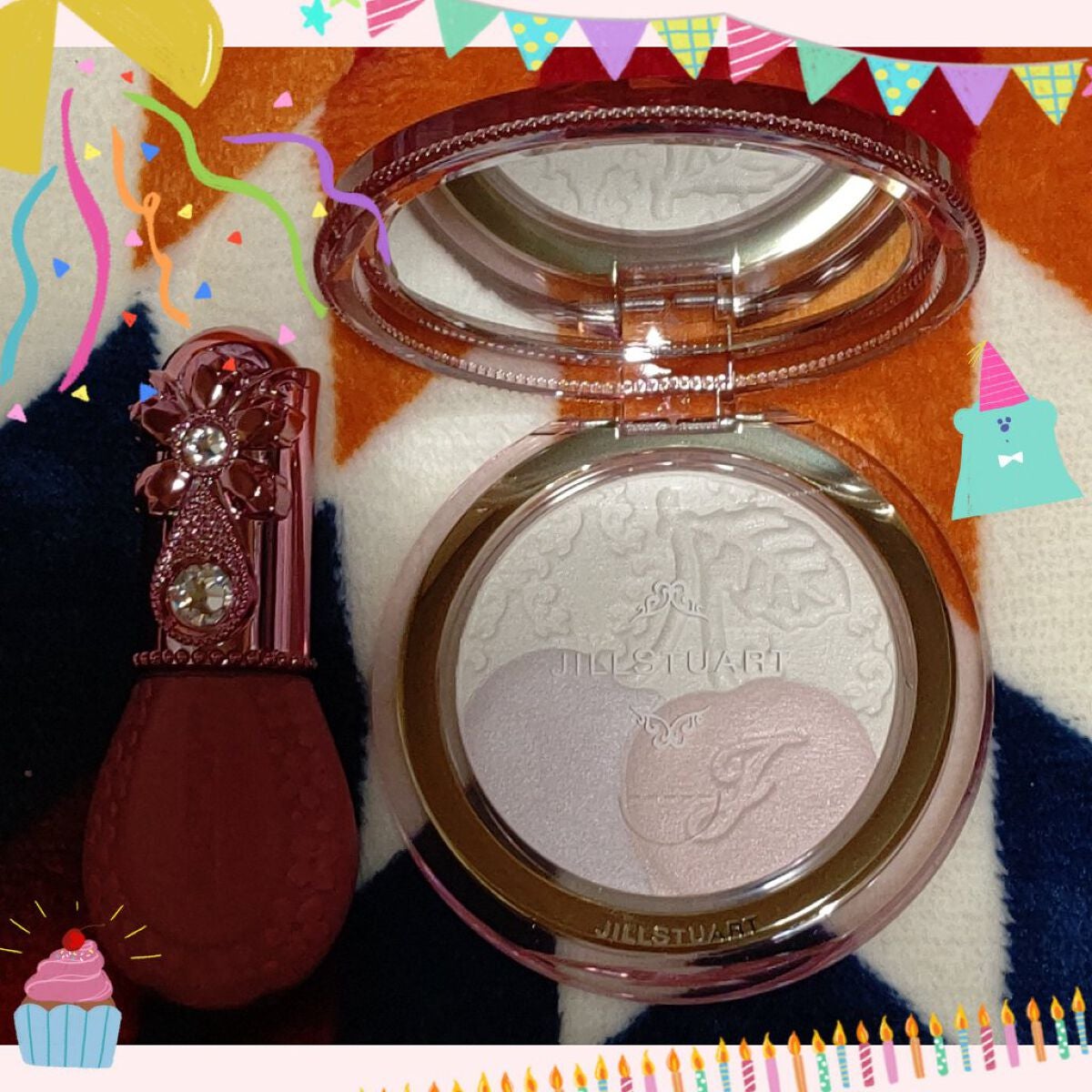 ジルスチュアート ミッドナイトチェリー コレクション/JILL STUART/メイクアップキットを使ったクチコミ(2枚目)