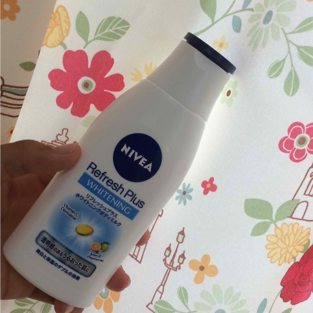 リフレッシュプラス ホワイトニング ボディミルク/ニベア/ボディミルクを使ったクチコミ(1枚目)