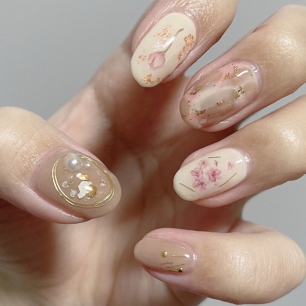 ラブリーカラージェル/グレースジェル/ジェルネイルを使ったクチコミ（3枚目）