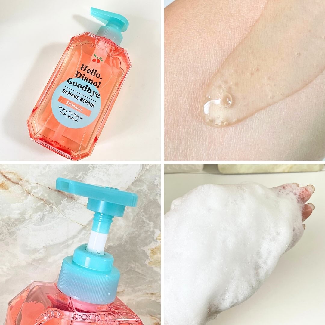 ハローダイアン グッバイ ダメージリペア シャンプー/トリートメント/ダイアン/市販シャンプーを使ったクチコミ(2枚目)