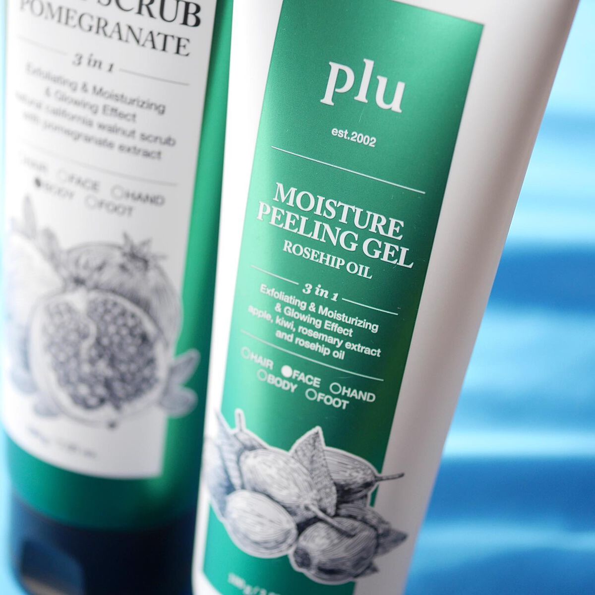 フェイシャルピーリングジェルローズ ヒップオイル /plu/ボディクリームを使ったクチコミ（2枚目）