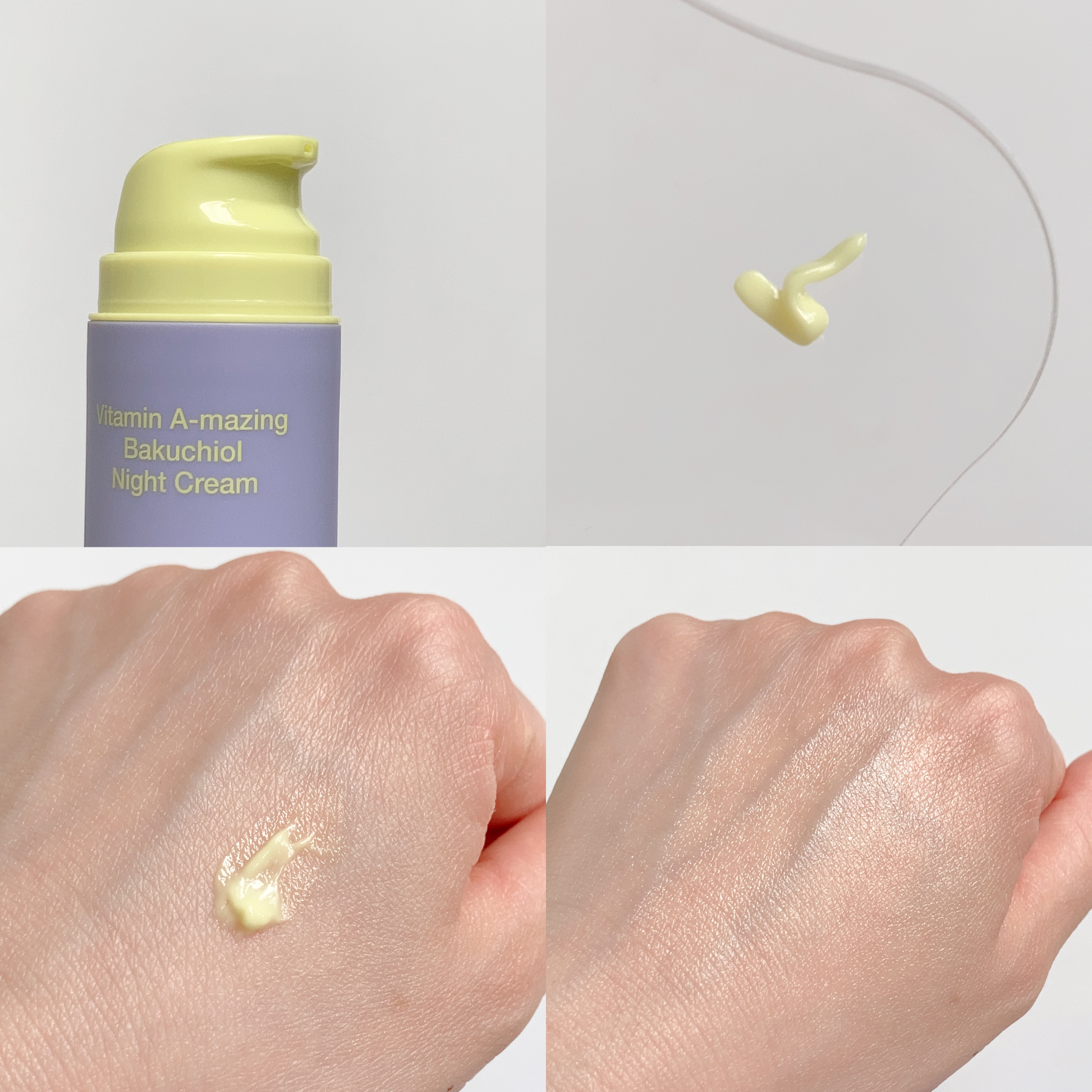 ビタミンA-mazingバクチオールナイトクリーム/By Wishtrend/フェイスクリームを使ったクチコミ（2枚目）