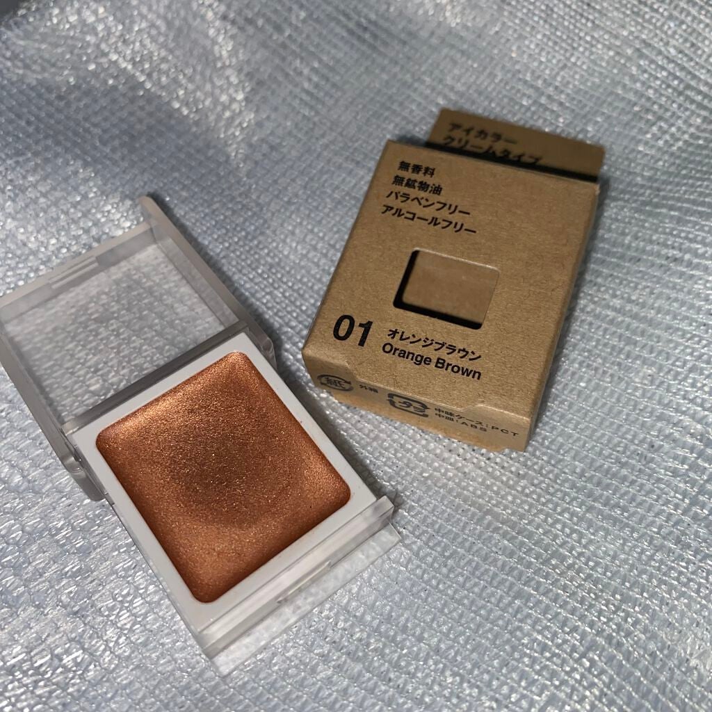 アイカラー クリームタイプ/無印良品/ジェル・クリームアイシャドウを使ったクチコミ(2枚目)