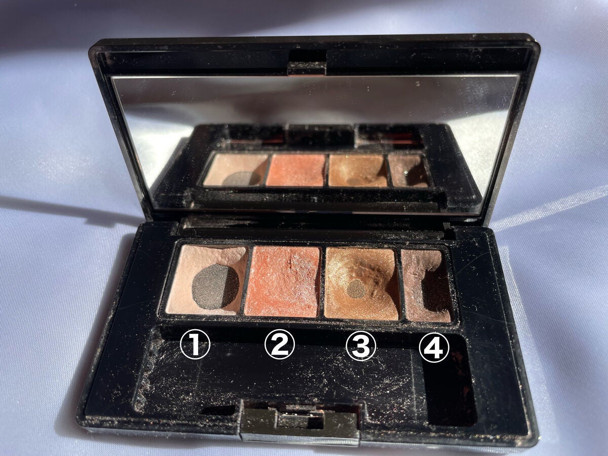 パーフェクト アイシャドウパレット/DHC/アイシャドウパレットを使ったクチコミ(3枚目)