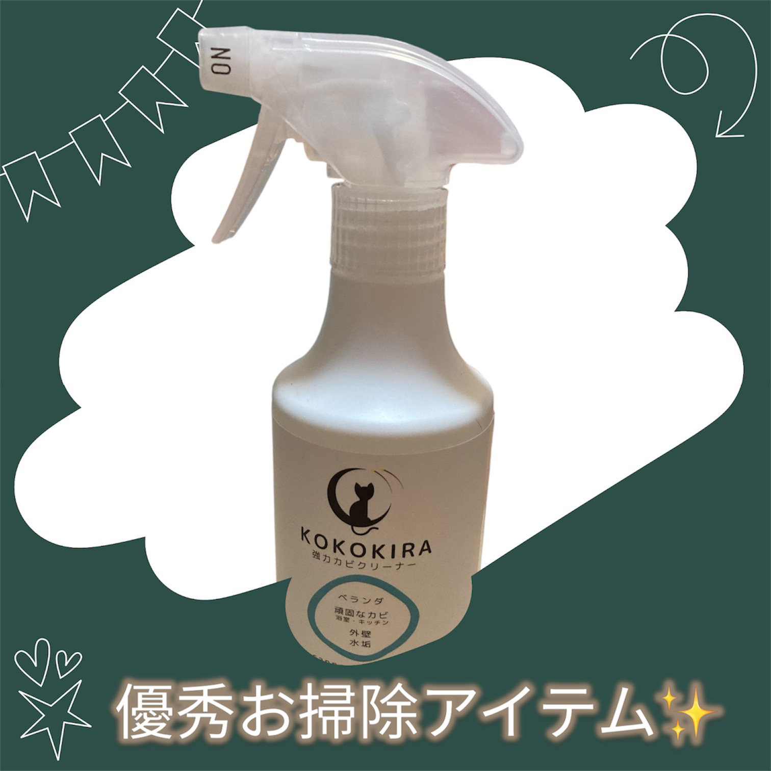 KOKOKIRA強力カビクリーナー/三宝ケミカル/その他を使ったクチコミ（1枚目）