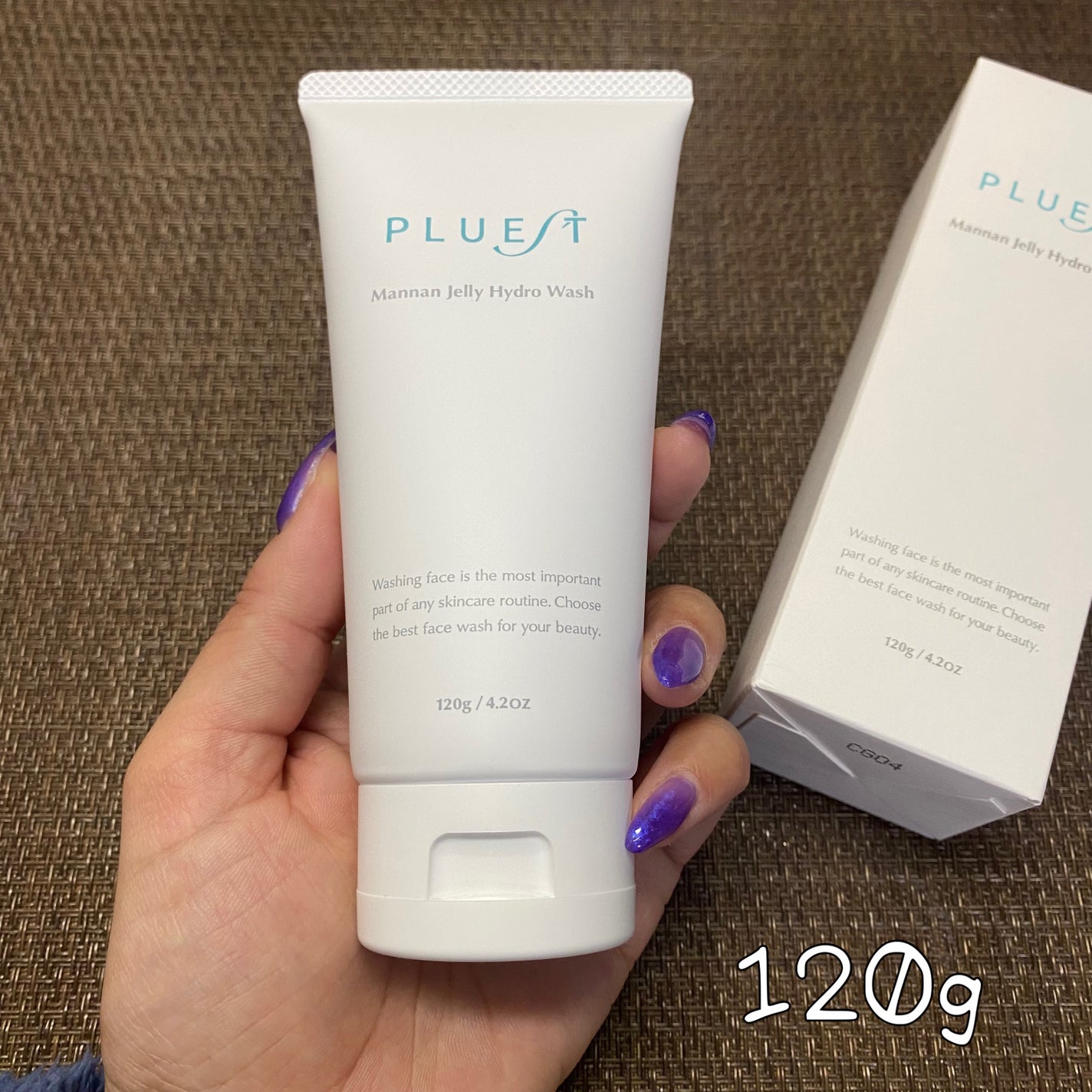 マンナンジェリーハイドロウォッシュ/PLUEST/洗顔料を使ったクチコミ(2枚目)