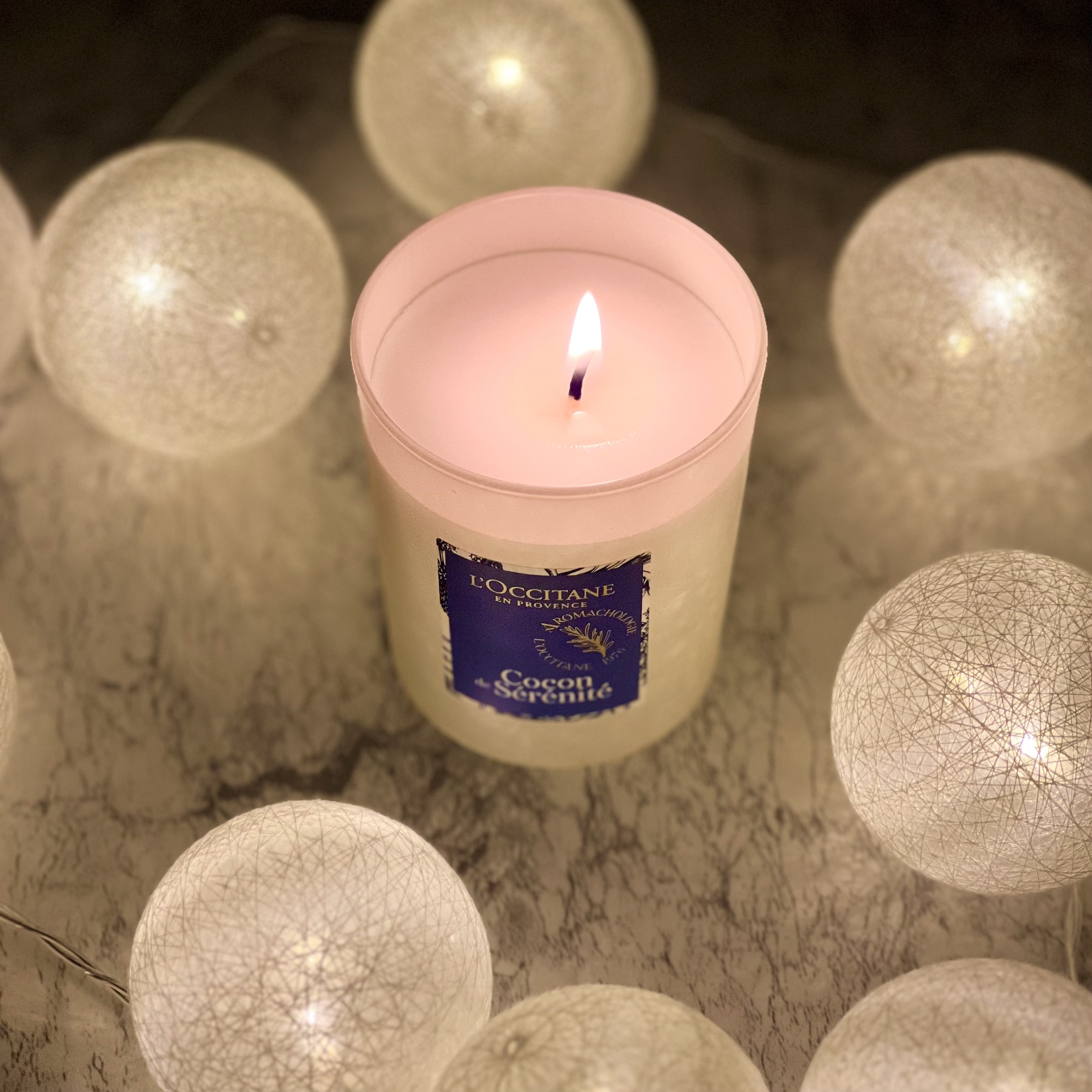 プロヴァンスアロマ センティッドキャンドル(リバイタライジング)/L'OCCITANE/アロマキャンドルを使ったクチコミ（1枚目）