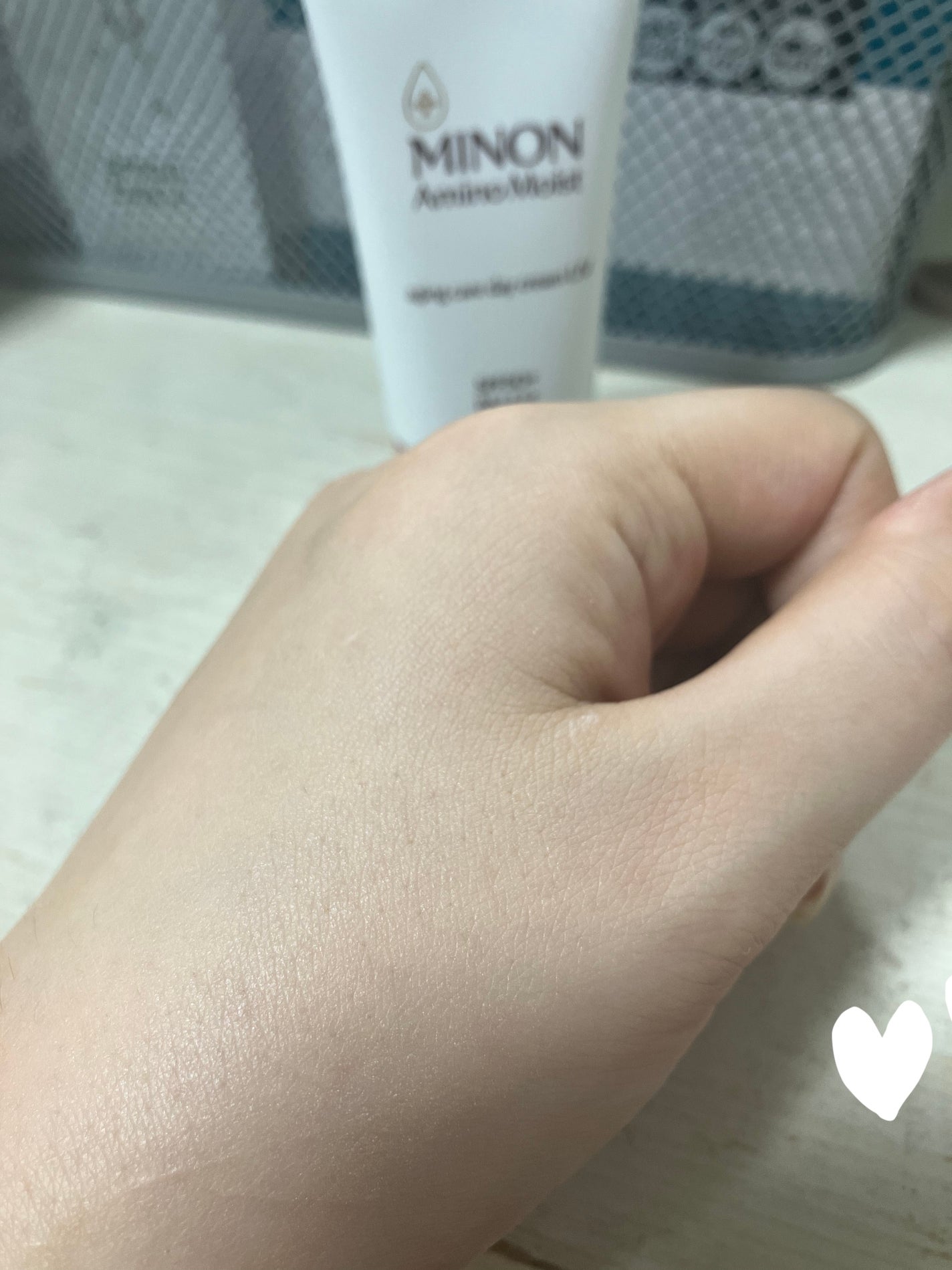 ミノン アミノモイスト エイジングケア デイクリームUV/ミノン/日焼け止めクリームを使ったクチコミ(3枚目)