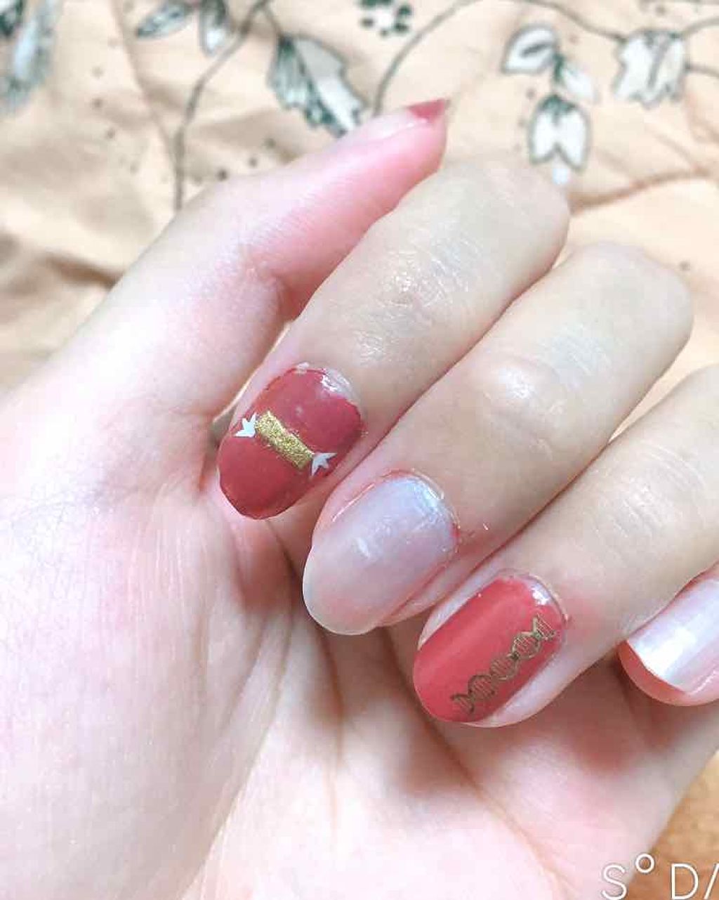 とことこ on LIPS 「キャンドゥのネイルシールとキャンメイク、ダイソーネイルでDNA..」(1枚目)