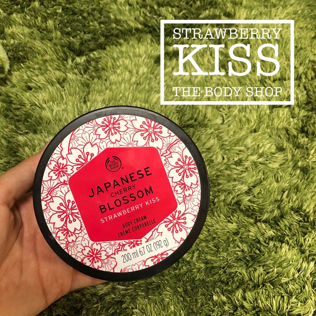 ジャパニーズチェリーブロッサム ストロベリーキス オードトワレ/THE BODY SHOP/香水を使ったクチコミ(1枚目)