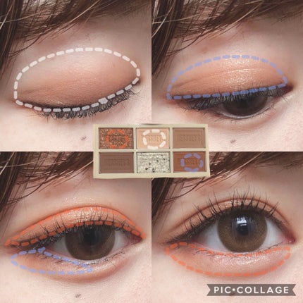 ハーシー プレイカラーアイズミニ/ETUDE/アイシャドウパレットを使ったクチコミ(3枚目)