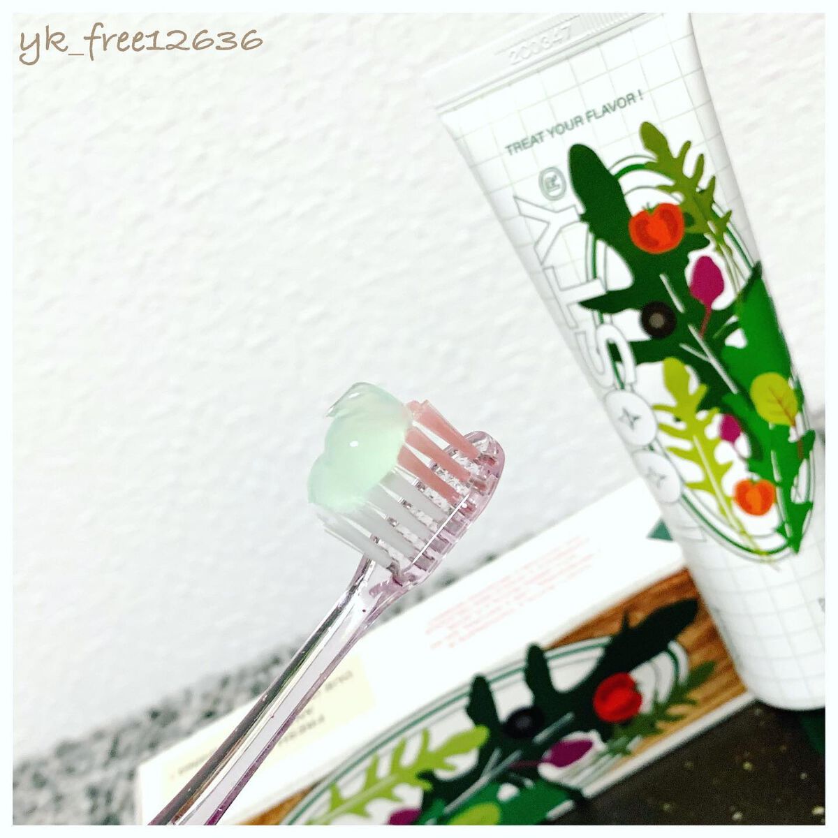 トゥースペースト ルッコラ/TOOSTY/歯磨き粉を使ったクチコミ（3枚目）