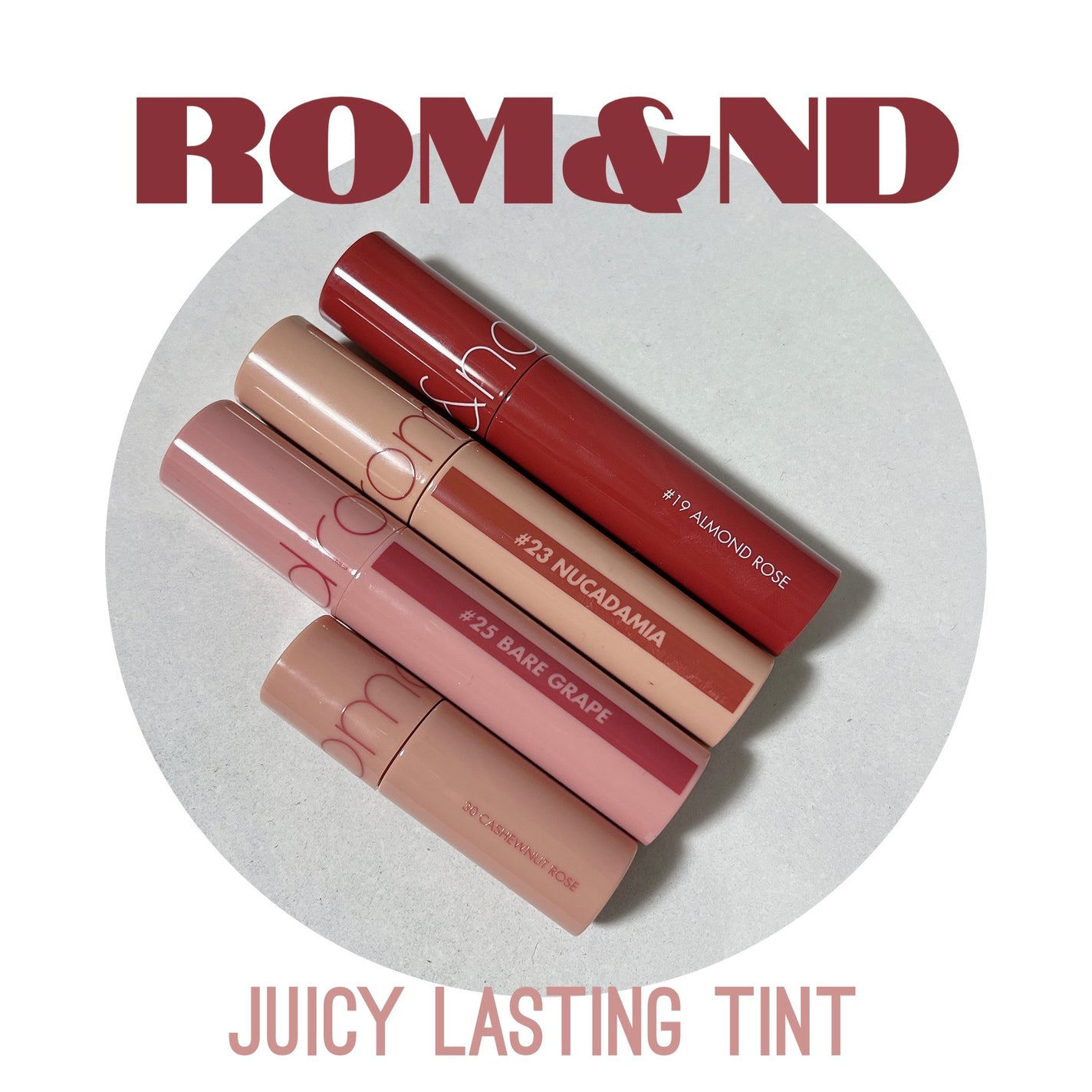 ジューシーラスティングティント/rom&nd/リップティントを使ったクチコミ(1枚目)