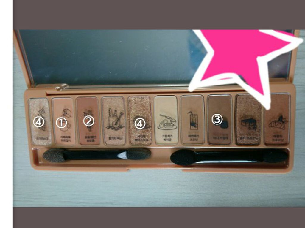 プレイカラー アイシャドウ/ETUDE/アイシャドウパレットを使ったクチコミ(2枚目)