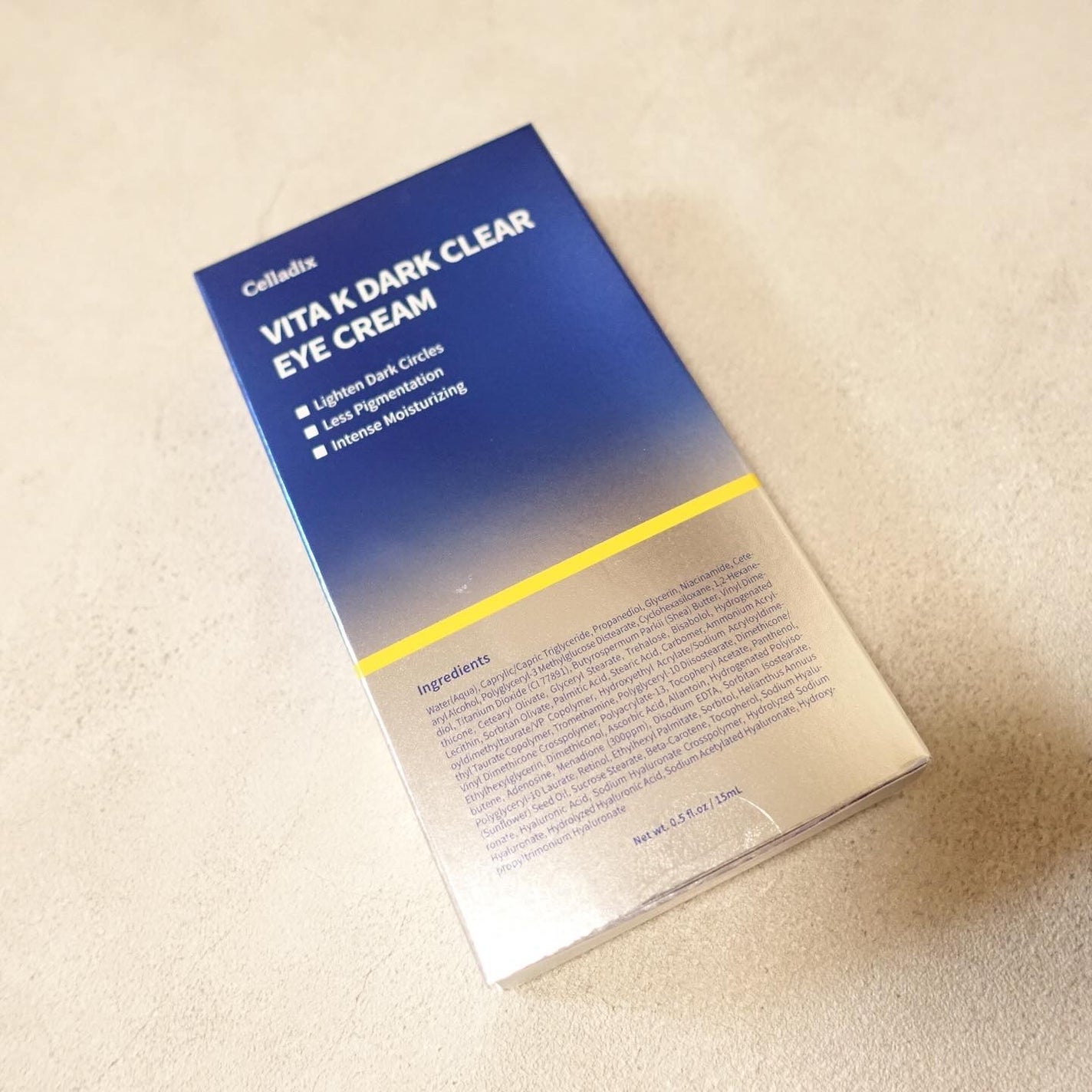 VITA K DARK CLEAR EYE CREAM/Celladix/アイケア・アイクリームを使ったクチコミ(7枚目)