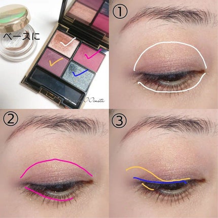 デザイニング カラー アイズ/SUQQU/アイシャドウパレットを使ったクチコミ(4枚目)