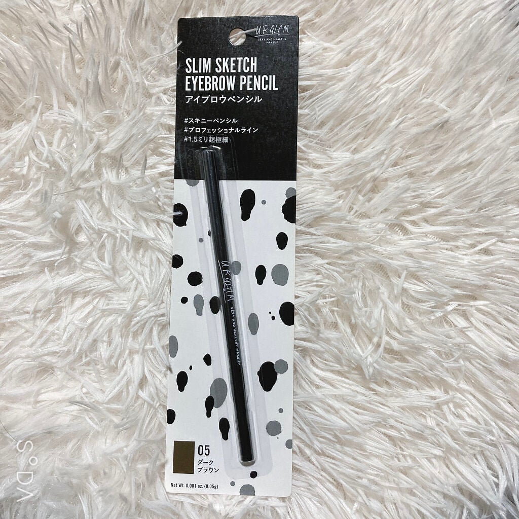 スリムスケッチアイブロウペンシル/U R GLAM/アイブロウペンシルを使ったクチコミ(1枚目)