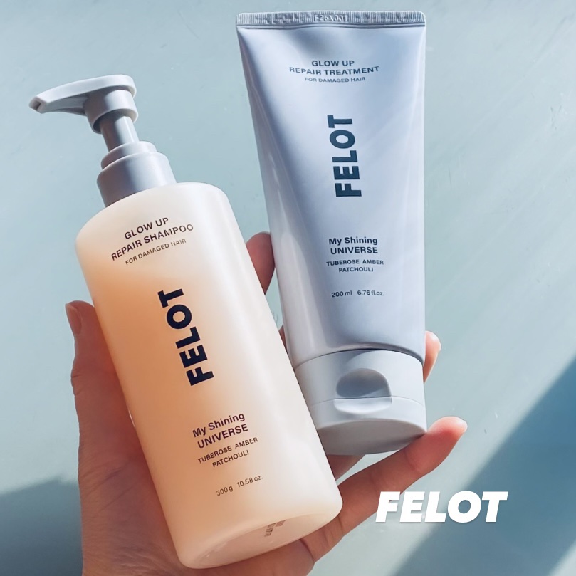 グローアップリペアシャンプー/コンディショナー/FELOT/市販シャンプーを使ったクチコミ（1枚目）