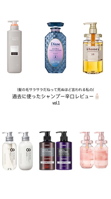 ディープモイスト シャンプー1.0／ヘアトリートメント2.0/&honey/シャンプー・コンディショナーを使ったクチコミ（1枚目）