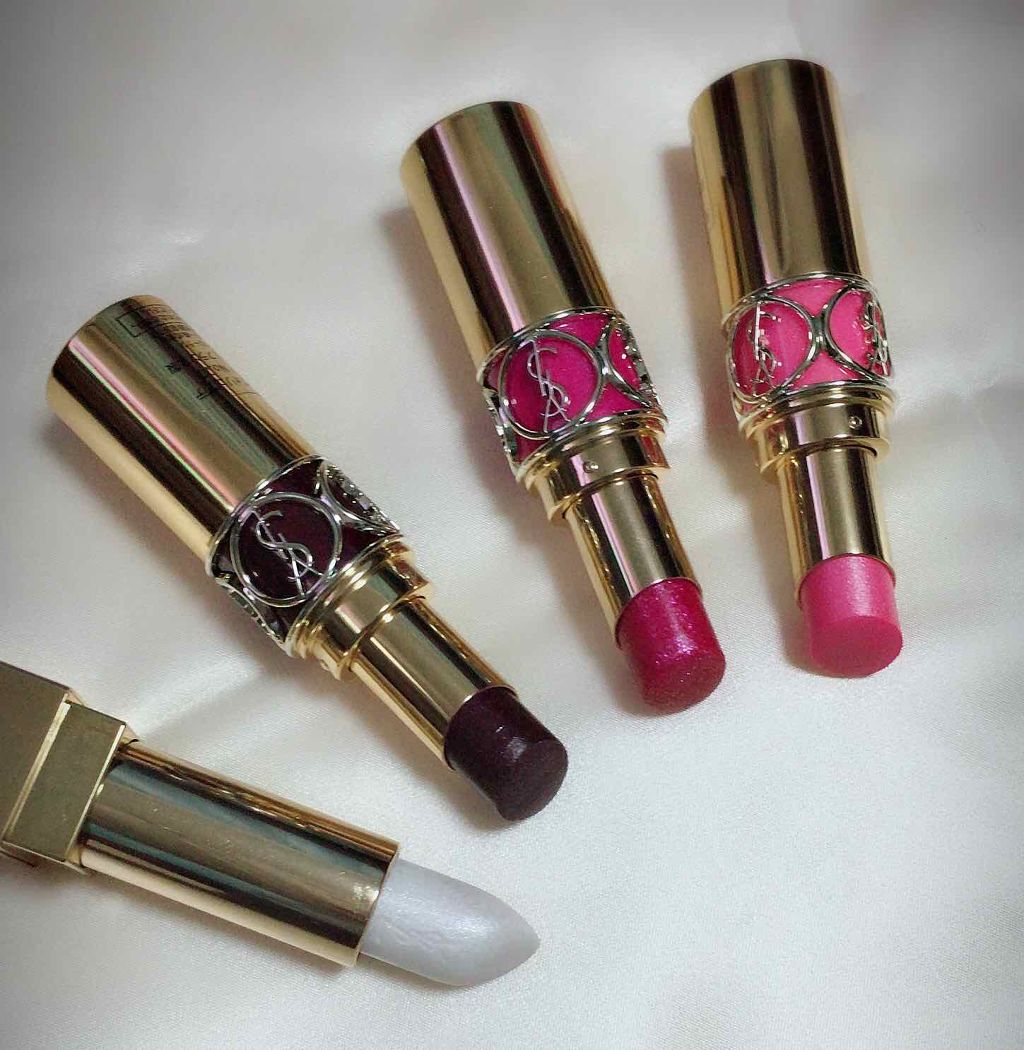 ルージュ ヴォリュプテ シャイン/YVES SAINT LAURENT BEAUTE/口紅を使ったクチコミ（2枚目）