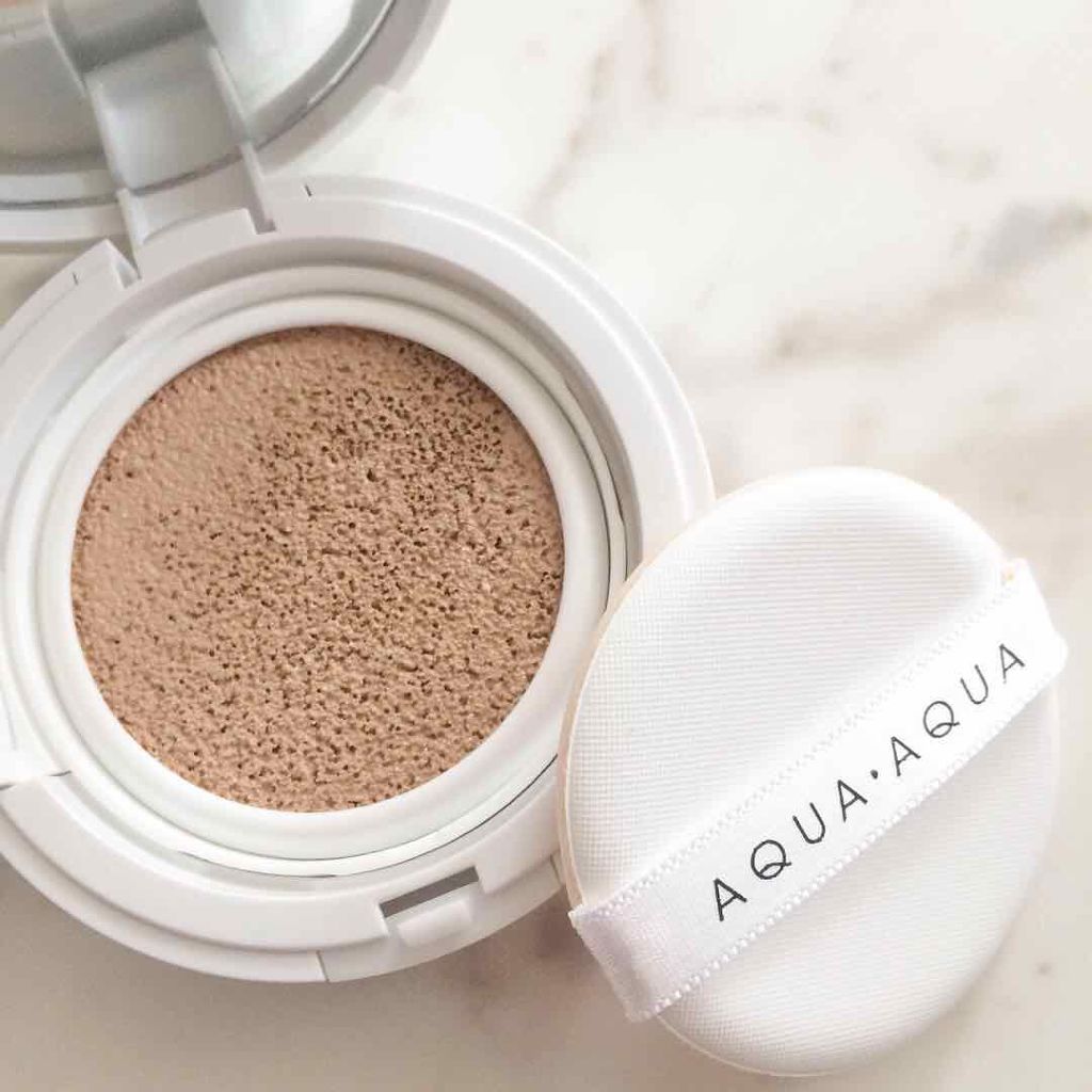 オーガニッククッションコンパクト/アクア・アクア/クッションファンデーションを使ったクチコミ（2枚目）