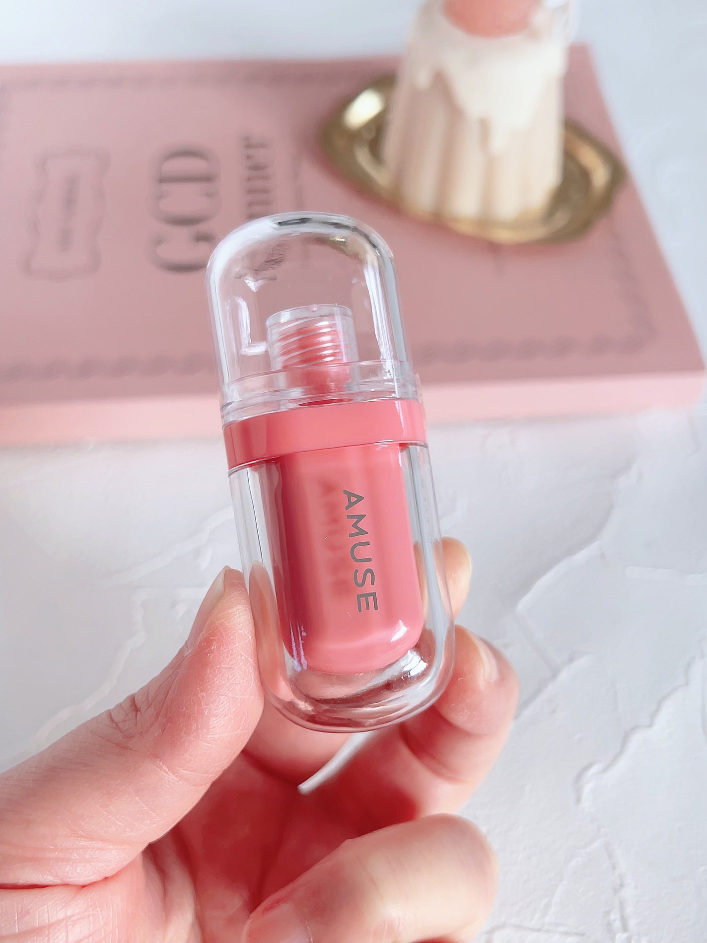 ジェルフィットティント/AMUSE/リップティントを使ったクチコミ(2枚目)