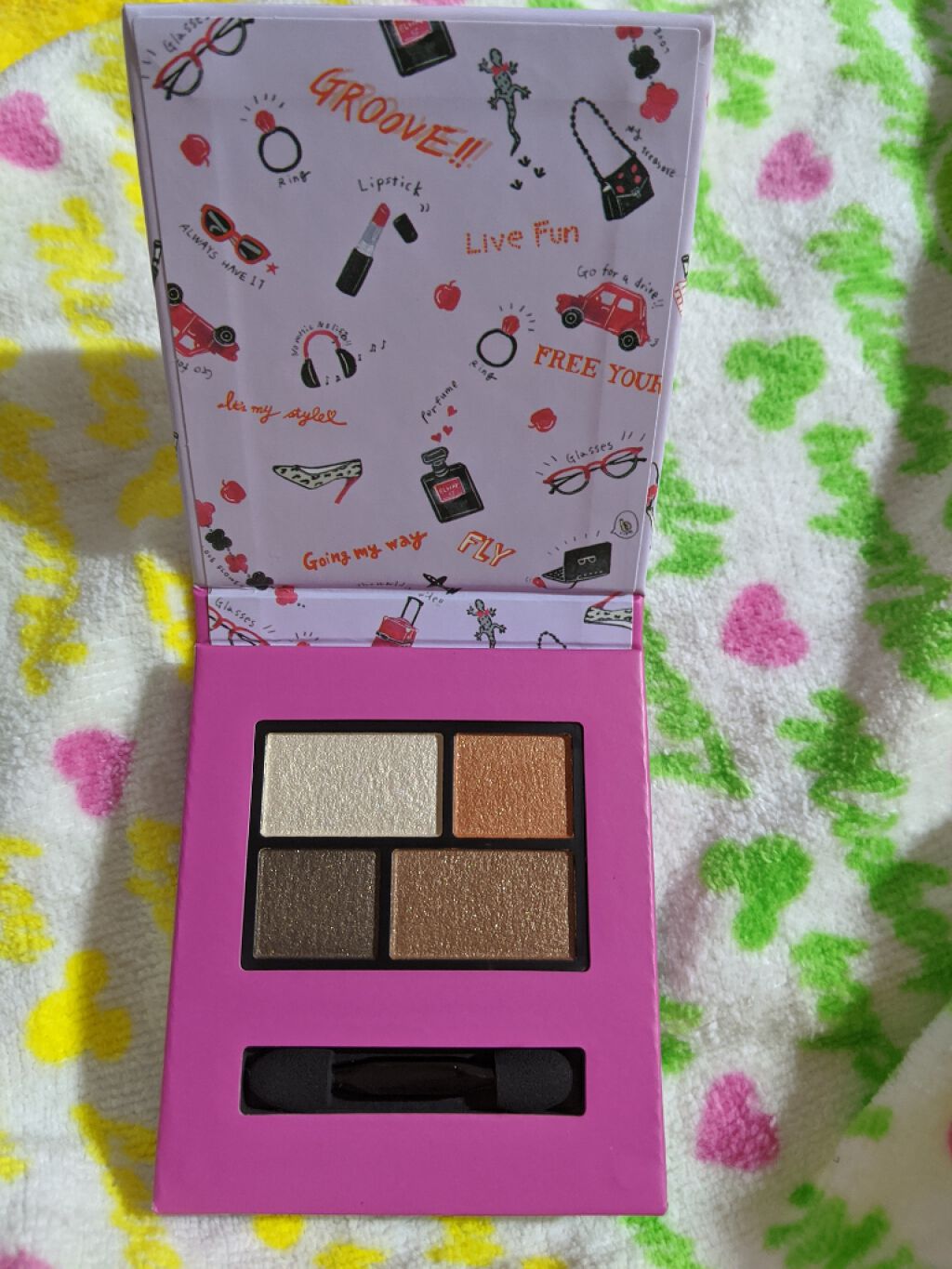 アイシャドウ/ELWAY/アイシャドウパレットを使ったクチコミ(2枚目)