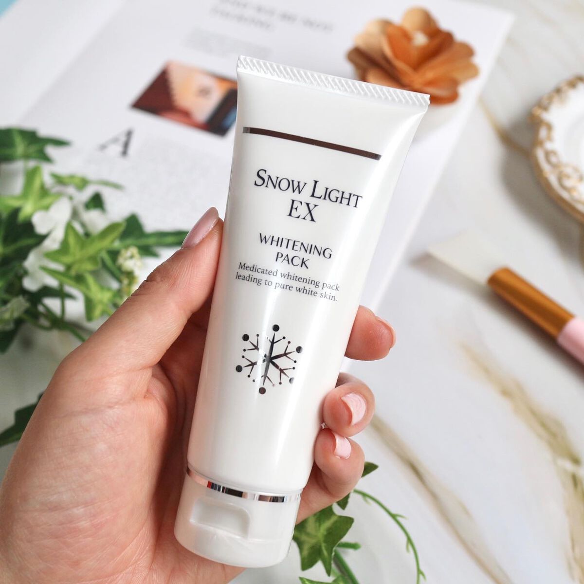 スノーライトEX<チューブ>/VITOWA/洗い流すパック・マスクを使ったクチコミ（2枚目）