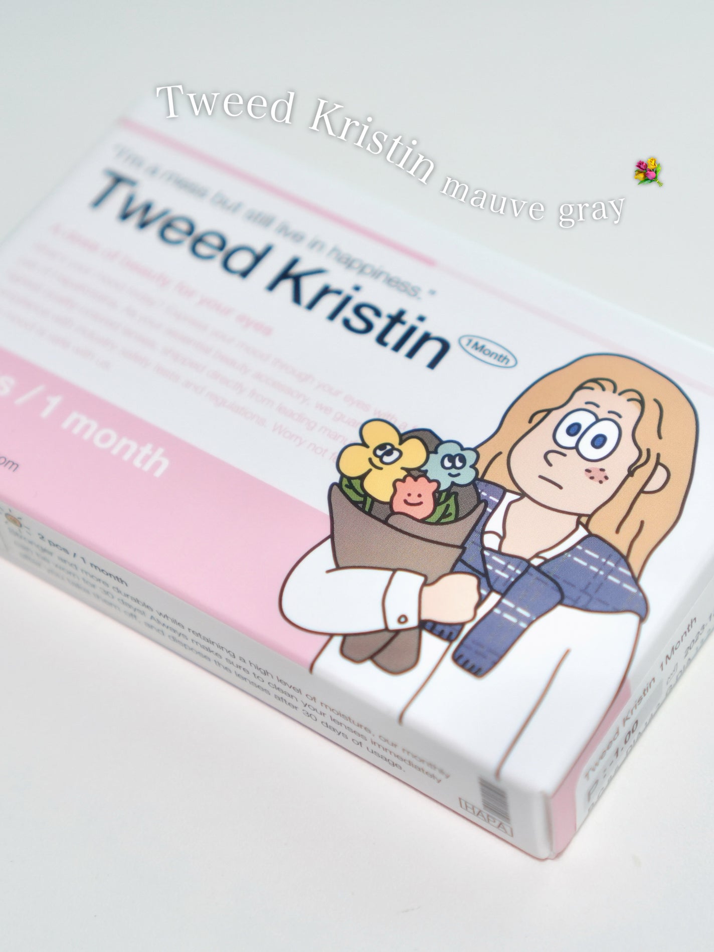 Tweed Kristin 1month/Hapa kristin/1ヶ月(1MONTH)カラコンを使ったクチコミ(3枚目)